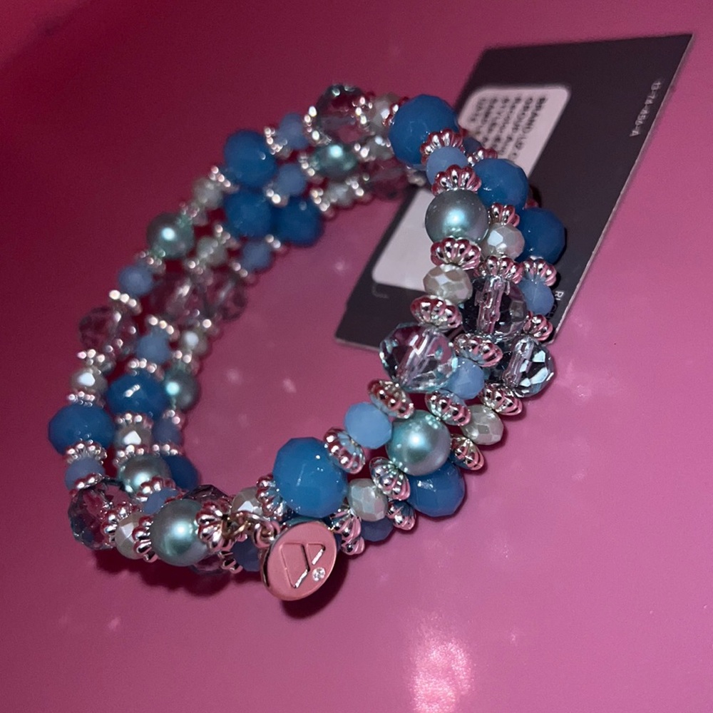 Gorgeous Blue Beaded Bracelet